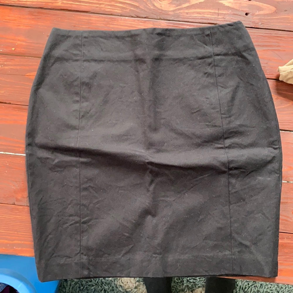 Black pencil skirt